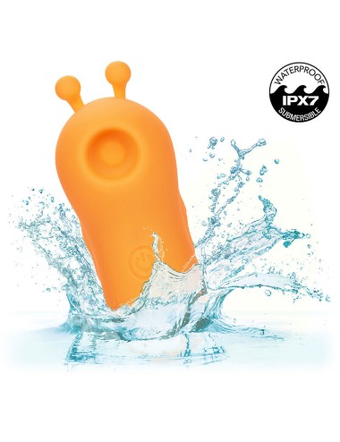 CALEXOTICS - NEON VIBES THE BUZZING VIBE FINGER STIMULATOR 10 VIBRATIONS ORANGE