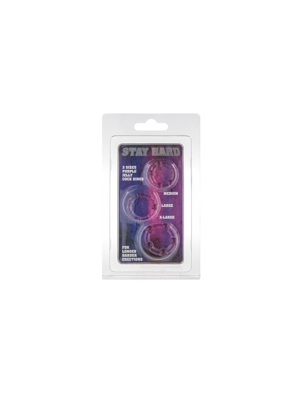 SEVEN CREATIONS - SET OF THREE LILAC PENIS RINGS SEVEN CREATIONS - SET OF THREE LILAC PENIS RINGS