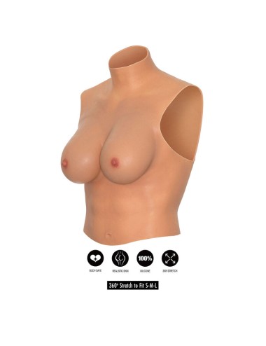 HIDDEN DESIRE - ALTER EGO WEARABLE BREAST SHIRT E-CUP FLESH