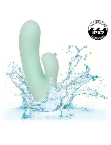 CALEXOTICS - PACIFICA FIJI VIBRATOR & ESTIMULATOR G SPOT 10 VIBRATIONS AQUA