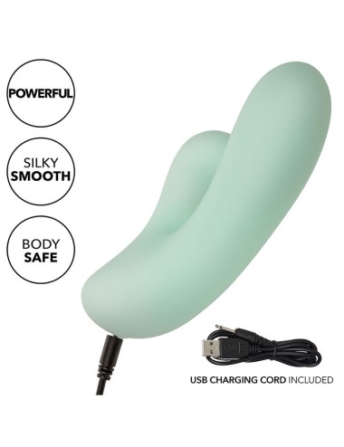 CALEXOTICS - PACIFICA FIJI VIBRATOR & ESTIMULATOR G SPOT 10 VIBRATIONS AQUA