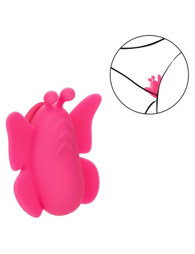 CALEXOTICS - NEON VIBES THE FLUTTER VIBE STIMULATOR 10 VIBRATIONS PINK