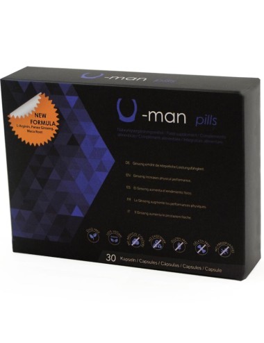 500 COSMETICS - U-MAN ENHANCES PENIS SIZE AND SEXUAL POWER - CAPSULES
