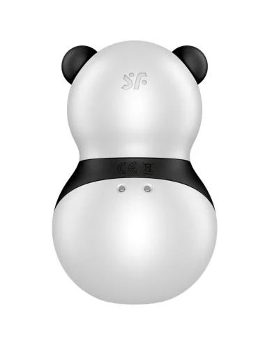 SATISFYER - POCKET PANDA STIMULATOR & VIBRATOR BLACK AND WHITE