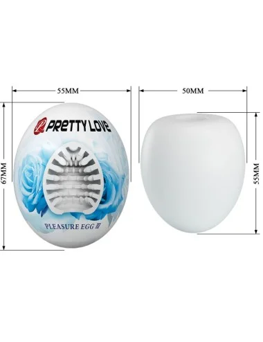 PRETTY LOVE - MALE MASTURBATOR EGG WHITE