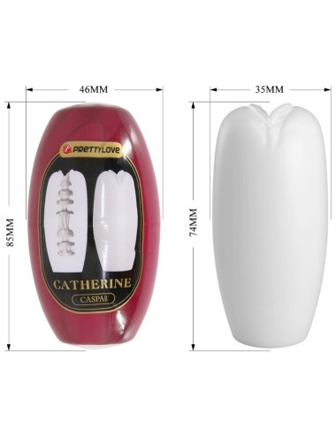 PRETTY LOVE - CATHERINE MALE MASTURBATOR WHITE