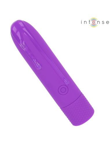 INTENSE - SYMONE USB RECHARGEABLE VIBRATING BULLET 8 VIBRATIONS PURPLE 10 X 2.2 CM