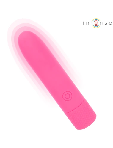 INTENSE - SYMONE USB RECHARGEABLE VIBRATING BULLET 8 VIBRATIONS PINK 10 X 2.2 CM