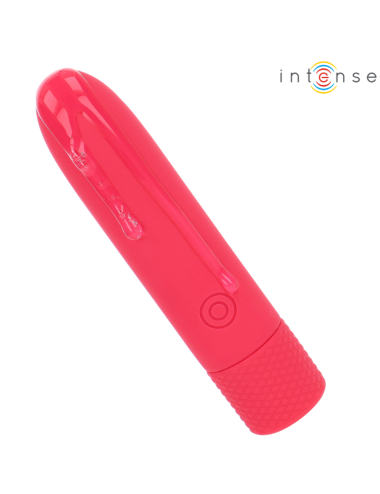 INTENSE - SYMONE USB RECHARGEABLE VIBRATING BULLET 8 VIBRATIONS RED 10 X 2.2 CM