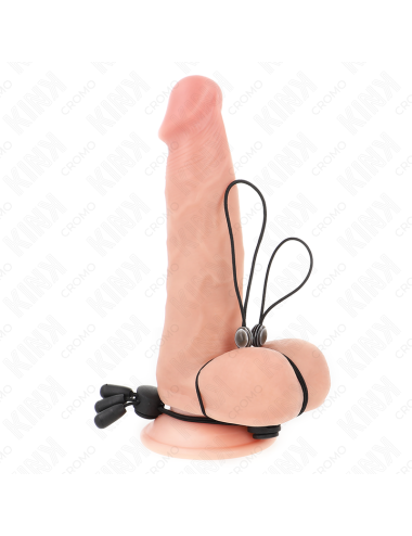 KINK - PINK DETAIL NIPPLE CLAMPS WITH BLACK ELASTIC