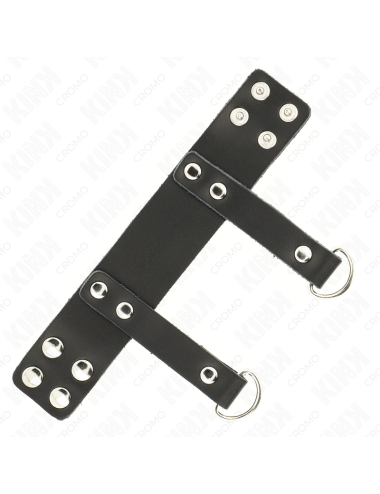 KINK - PENIS RING WITH "D" SHAPE RINGS 18.5 X 3.3 CM