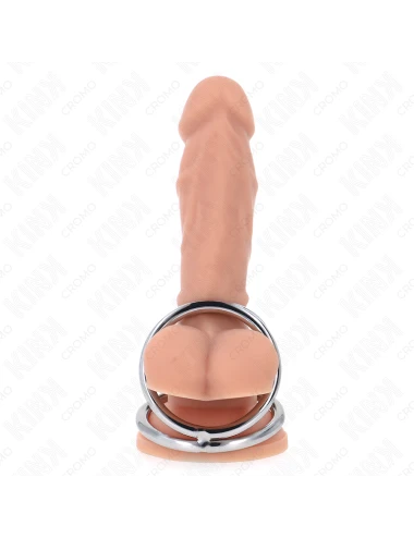 KINK - TRIPLE CHROME METAL PENIS RING 3.2 CM TO 4.5 CM