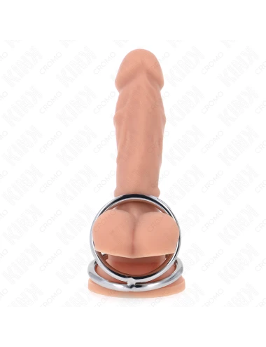 KINK - TRIPLE CHROME METAL PENIS RING 3.8 CM TO 5 CM MODEL 2