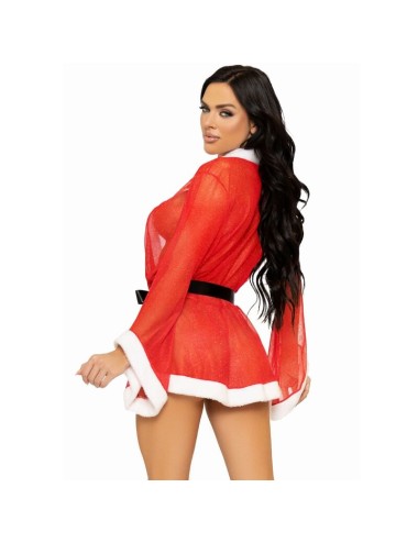 LEG AVENUE - SEXY CHRISTMAS LINGERIE COSTUME SANTA RED M/L