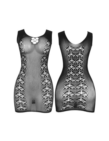 SUBBLIME - 952167 SHORT ELASTIC FISHNET BODYSTOCKING BLACK ONE SIZE