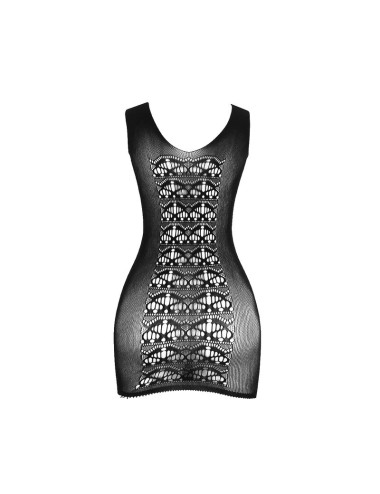 SUBBLIME - 952167 SHORT ELASTIC FISHNET BODYSTOCKING BLACK ONE SIZE