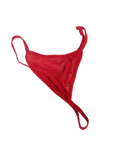 SUBBLIME - 952181 FISHNET BODYSTOCKING WITH GLOVES AND DIAMONDS RED ONE SIZE