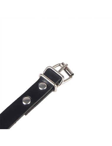 SUBBLIME - 953690 HANDCUFFS WITH BONDAGE BELT BLACK ONE SIZE