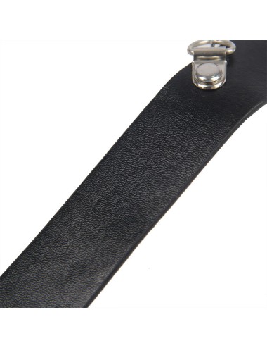 SUBBLIME - 953720 BONDAGE LEATHER STRAP BREAST CLAMPS BLACK ONE SIZE