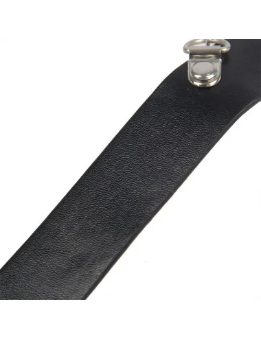 SUBBLIME - 953720 BONDAGE LEATHER STRAP BREAST CLAMPS BLACK ONE SIZE