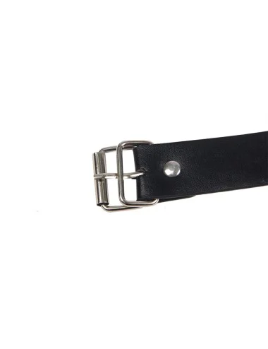 SUBBLIME - 953720 BONDAGE LEATHER STRAP BREAST CLAMPS BLACK ONE SIZE