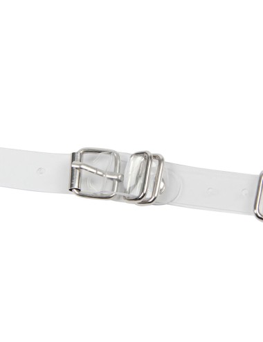 SUBBLIME - 953737 CHEST HARNESS WITH RINGS AND CHAINS SILVER ONE SIZE