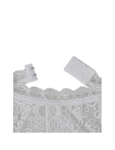 SUBBLIME - 953867 LACE BODYSUIT WHITE L/XL