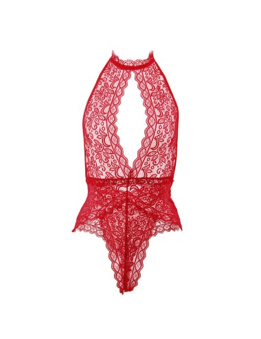 SUBBLIME - 953881 OPEN CUP BODYSUIT RED L/XL