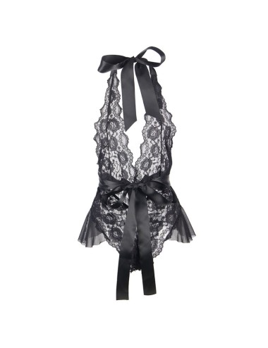 SUBBLIME - 930882 SEXY BODY WITH RUFFLES BLACK L/XL