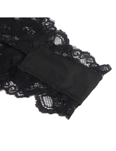 SUBBLIME - 930882 SEXY BODY WITH RUFFLES BLACK L/XL