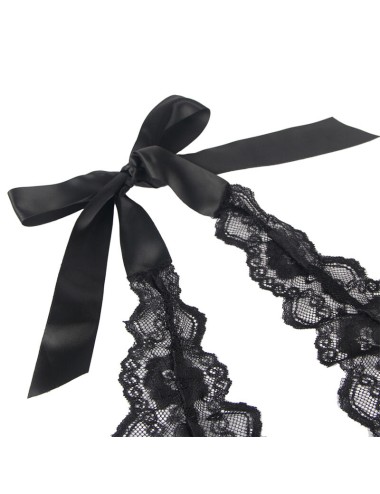 SUBBLIME - 930882 SEXY BODY WITH RUFFLES BLACK L/XL