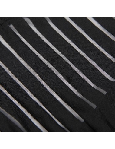 SUBBLIME - 954154 BODY WITH GARTER BELT BLACK L/XL