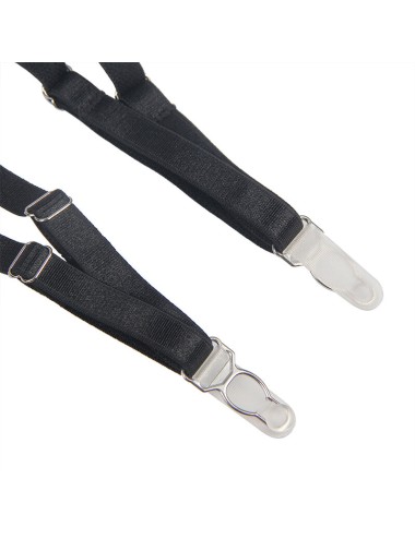 SUBBLIME - 954154 BODY WITH GARTER BELT BLACK L/XL