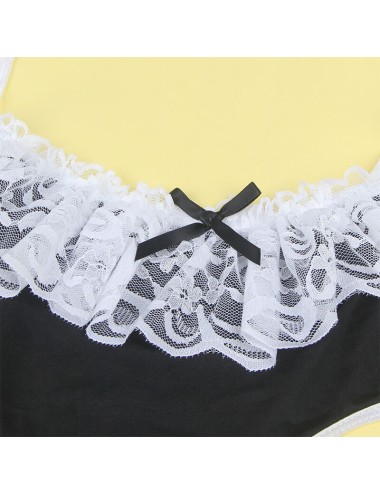 SUBBLIME - 954307 SEXY MAID COSTUME BLACK/WHITE S/M