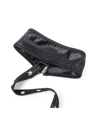 SUBBLIME - 954406 LEATHER BONDAGE BODY BLACK S/M