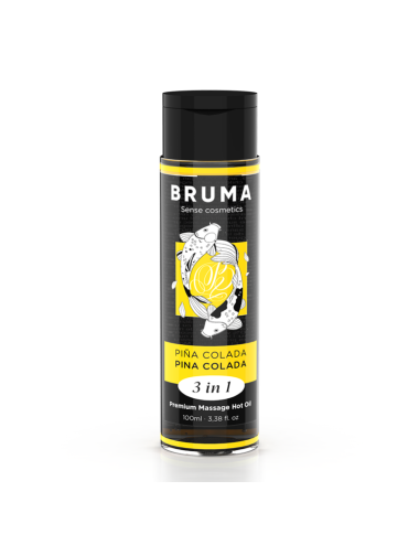 BRUMA - PREMIUM MASSAGE HOT OIL PINA COLADA 3 IN 1 - 100 ML