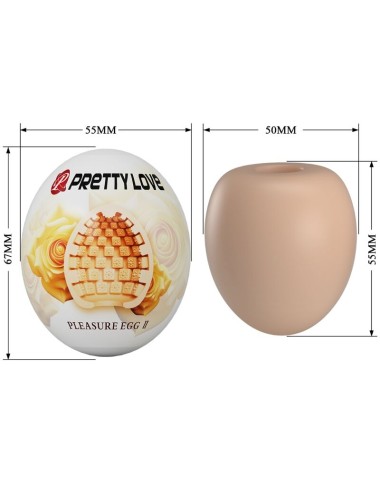 PRETTY LOVE - MALE MASTURBATOR EGG FLESH