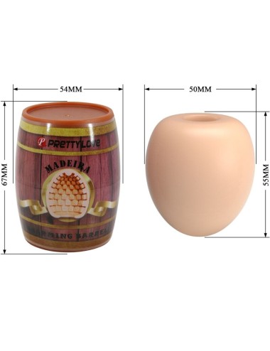 PRETTY LOVE - MALE MASTURBATOR EGG FLESH MODEL 2