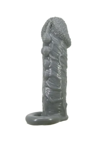 PRETTY LOVE - REALISTIC PENIS ENLARGER AND DELAY SLEEVE GREY