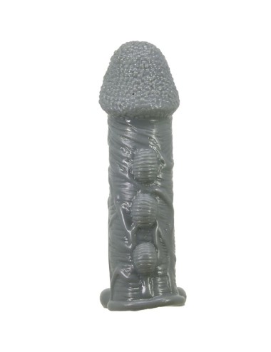 PRETTY LOVE - REALISTIC PENIS ENLARGER AND DELAY SLEEVE GREY