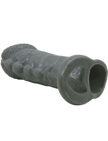 PRETTY LOVE - REALISTIC PENIS ENLARGER AND DELAY SLEEVE GREY