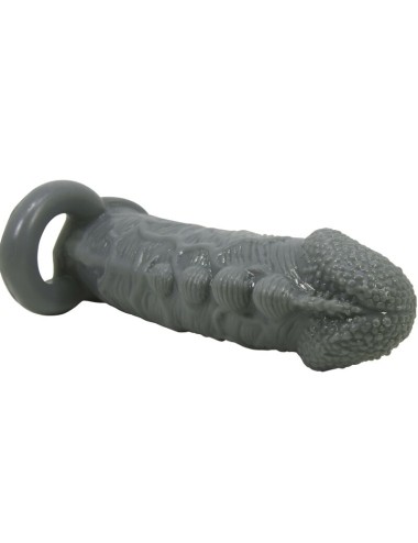 PRETTY LOVE - REALISTIC PENIS ENLARGER AND DELAY SLEEVE GREY