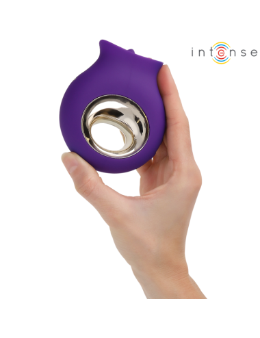 INTENSE - TULI CLITORIS STIMULATOR 9 VIBRATIONS & 9 OSCILLATIONS PURPLE