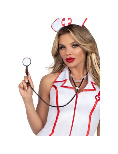 LEG AVENUE - HEAD NURSE COSTUME WHITE S/M