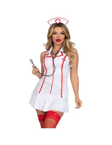 LEG AVENUE - HEAD NURSE COSTUME WHITE M/L