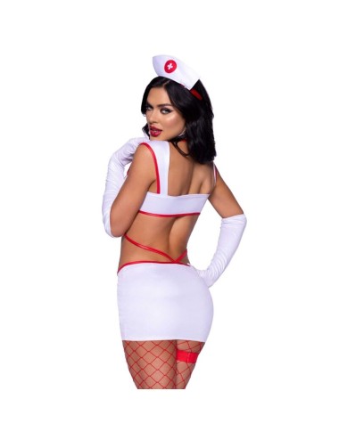 LEG AVENUE - COSTUME SEXY NURSE WHITE M