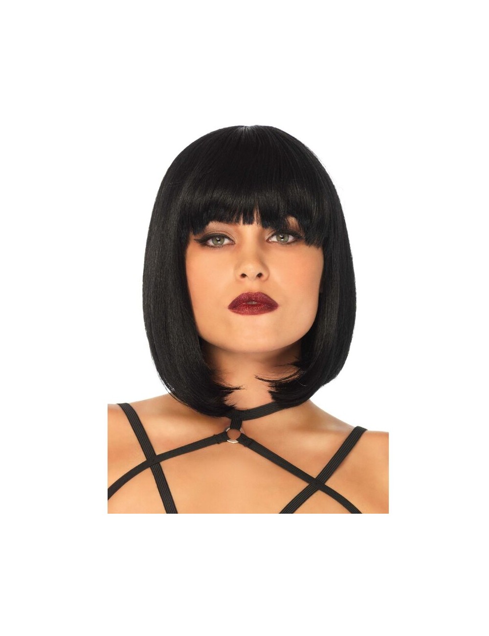LEG AVENUE - SHORT NATURAL BOB WIG BLACK LEG AVENUE - SHORT NATURAL BOB WIG BLACK