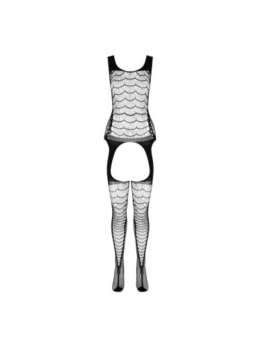 PASSION - BS 104 BODYSTOCKING RED ONE SIZE