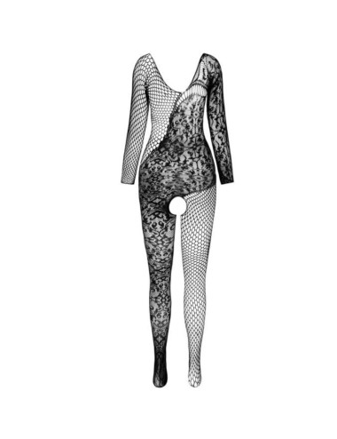 PASSION - BS 107 BODYSTOCKING BLACK ONE SIZE