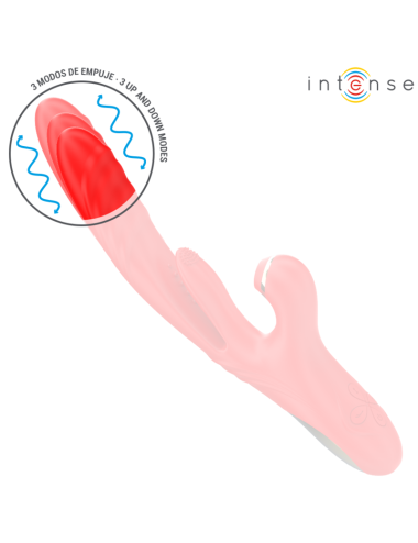 INTENSE - KAROL MULTIFUNCTION VIBRATOR THRUST & STIMULATION & SUCTION RED